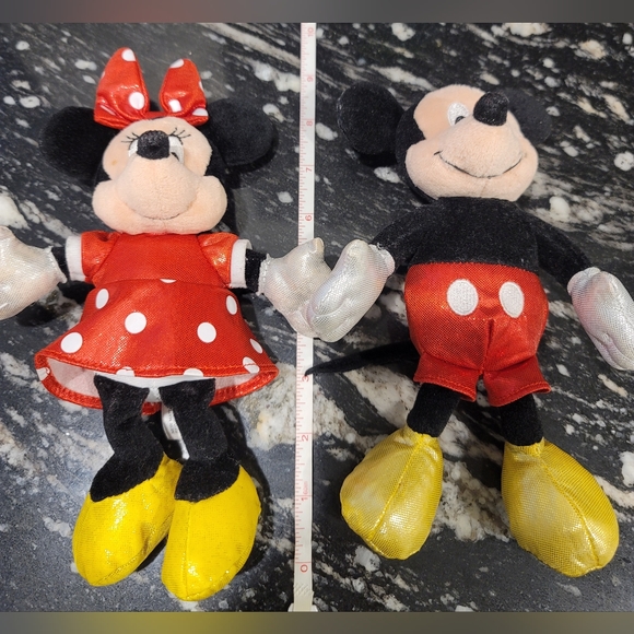 Ty Disney Parks Mickey & Minnie Mouse Ty Beanie Babies Collection Plush - Picture 10 of 11